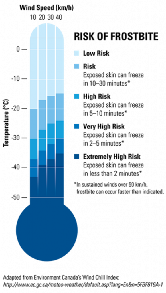 Vertical bar chart with a gradient of blue shades, showing data in a descending pattern from top to bottom. The chart resembles a thermometer, with a bulb at the bottom and a narrow column extending upwards, divided into segments that gradually change from light to dark blue. Small blue squares float beside the column.